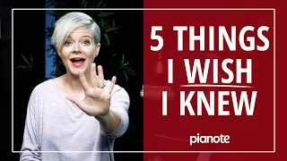 5 Things I Wish I'd Known Before Starting The Piano 🎹😓 (Beginner Lesson)