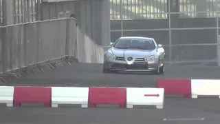 Mercedes-Benz SLR McLaren Acceleration, Burn-out & Drifting