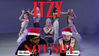 Itzy "Not Shy" Dance Practice Moving Version Reaction