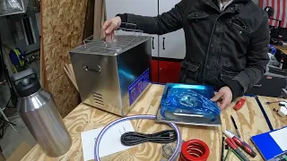 VEVOR 10L Ultrasonic Cleaner Unboxing and Setup