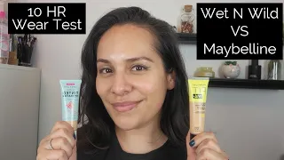 Maybelline Tinted Moisturizer  VS Wet N Wild Tinted Hydrator 🥊🥊 + 10 HR Wear Test