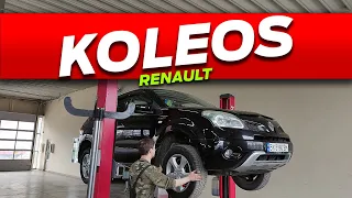 Діагностика ходової на СТО Renault Koleos 2008 2.0 dCi AT 4WD перевірка на підйомнику огляд мотору