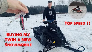 I Bought My Twin Brother A BRAND NEW Polaris 850 Axys + Top Speed of 850 MATRYX