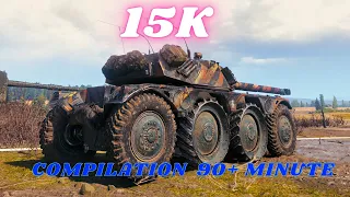 Panhard EBR 105 - 15K Spot + Damage & EBR 105 -16K  etc compilation World of Tanks Replays