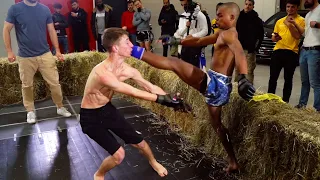 MUAY THAÏ FIGHTER VS BOXER ! COMBAT ACHARNÉ DES POIDS PLUMES 53kg vs 56kg ! YFC#31