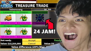 TRADING TERGILA!! Trading 24 Jam Blox Fruit Akhirnya Kitsune Fruit!