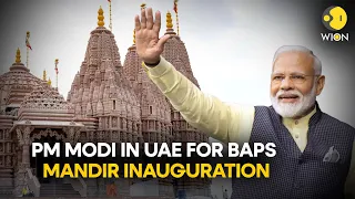 PM Modi in UAE LIVE: Indian PM Modi to attend Consecration Ceremony | BAPS Hindu Mandir, Abu Dhabi