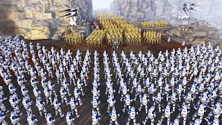 501st Legion Surrounds GENERAL GRIEVOUS' Droid Factory! - Men of War: Star Wars Mod