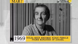 Today on history: Golda Meir becomes first female Prime Minister of Israel.