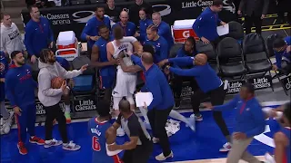 Magic vs. Pistons FIGHT Killian Hayes Knocks Out Mo Wagner 😳