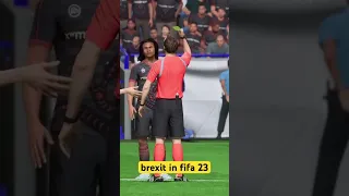 Referees Are So Broken In Fifa 23?! #brexit #fifa23 #pieface #redcard #shorts #youtubeshorts