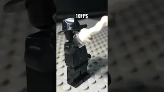 10 FPS vs 30 FPS. Lego stopmotion