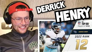 Rugby Player Reacts to DERRICK HENRY (Tennessee Titans, RB) #12 NFL Top 100 Players in 2022