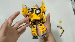 Unboxing Black Mamba LS-07 Armour WASP Transformers Masterpiece MPM 07 Bumblebee