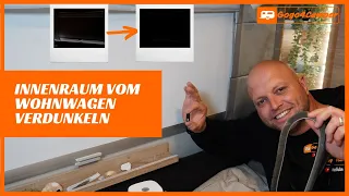 Fenster vom Wohnwagen / Wohnmobil verdunkeln - So wird es über Nacht endlich richtig dunkel! | DIY