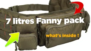 #decathlon  7ltr fanny pack/Bum Bag - Outsider Tank - Shows you how.