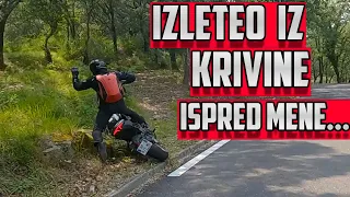 Drugar izleteo iz krivine - Vozimo krivine po Francuskoj !!!