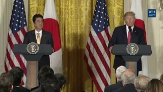 President Trump and Prime Minister Shinzō Abe