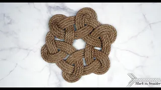 Loopy rope mat