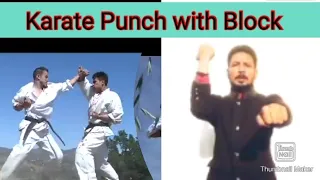 Kungfu Training at home | basic Punch white Block