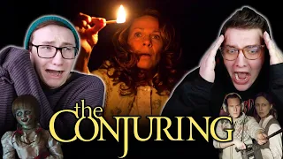 THE CONJURING *REACTION* INVESTIGATING THE WARREN FILES! (MOVIE COMMENTARY)