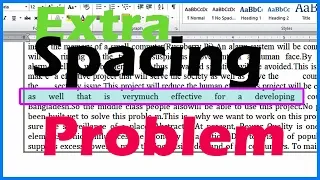 How to Remove Extra Spacing Problem in MS Word | Remove Large Space | LeonsBD