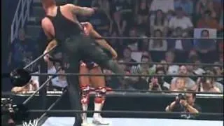 The Rock vs The Undertaker vs Kurt Angle WWE Vengeance 2002 Highlights