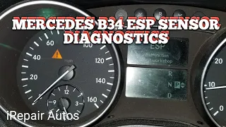 B34 Mercedes ESP Brake Pressure Sensor Diagnostics and Location - How To