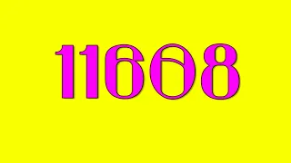 Colorful numbers 100 to 113333 x 9