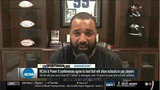 It's a new era in college! - Canty on NCAA, Power 5 agree to deal that will let schools pay players