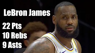 Lebron James 22 Pts 10 Rebs 9 Ast   vs Denver Nuggets 2-14-21 highlights