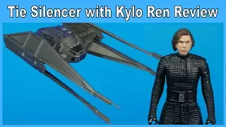 Star Wars The Last Jedi Tie Silencer Review with Kylo Ren