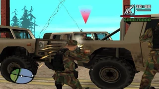 GTA San Andreas - DYOM Mission #5 - San Andreas War! (Part 1)