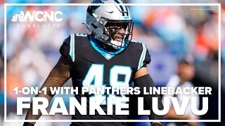 1-on-1 with Panthers linebacker Frankie Luvu - Part 1 full