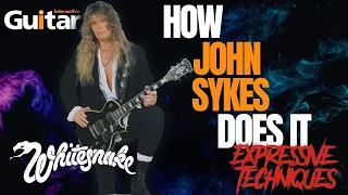 HOW JOHN SYKES DOES IT! - Pro Level Guitar Technique Lesson