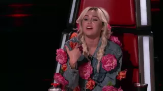 the voice usa season 11 -  Blake and Miley