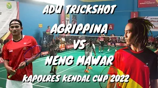 Adu Trickshot AGRIPPINA VS NENG MAWAR - Eksibisi Kapolres Kendal Cup 2022