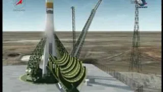 Анимация пуска РН "Союз-2"