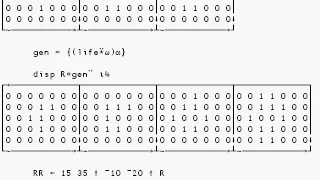 Conway's Game Of Life in APL