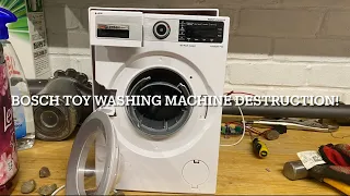Bosch Toy Washing Machine DESTRUCTION!