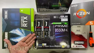 AMD Ryzen 5 5600X ASUS PRIME B550M-K ZOTAC RTX3060 Gaming PC Build