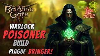 Baldur's Gate 3- BEST Warlock POISON Build, 100% Poison/AOE uptime, Debuff and amazing mobility- BG3