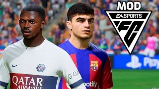 PSG vs FC Barcelona | Ultra Realistic Gameplay & Graphics MOD Season 23/24