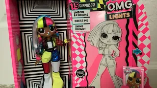 LOL SURPRISE OMG LIGHTS ANGLES DOLL REVIEW