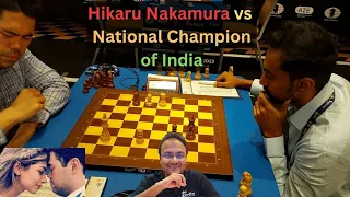 Hikaru Nakamura's first game after getting married | Naka vs Karthik | Commentary by Sagar