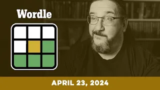 Doug plays today's Wordle Puzzle Game for 04/23/2024