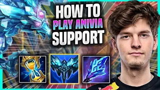 LEARN HOW TO PLAY ANIVIA SUPPORT LIKE A PRO! - XL Mikyx Plays Anivia Support vs Bard! | Season 2022
