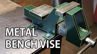 How To Make Metal Bench Vise | DIY TOOL