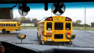 2016 IC CE #25 Cummins ISB 6.7L Start Up and Drive Home from School | BusMaster99