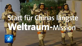 Taikonauten erreichen chinesische Raumstation "Tiangong"
